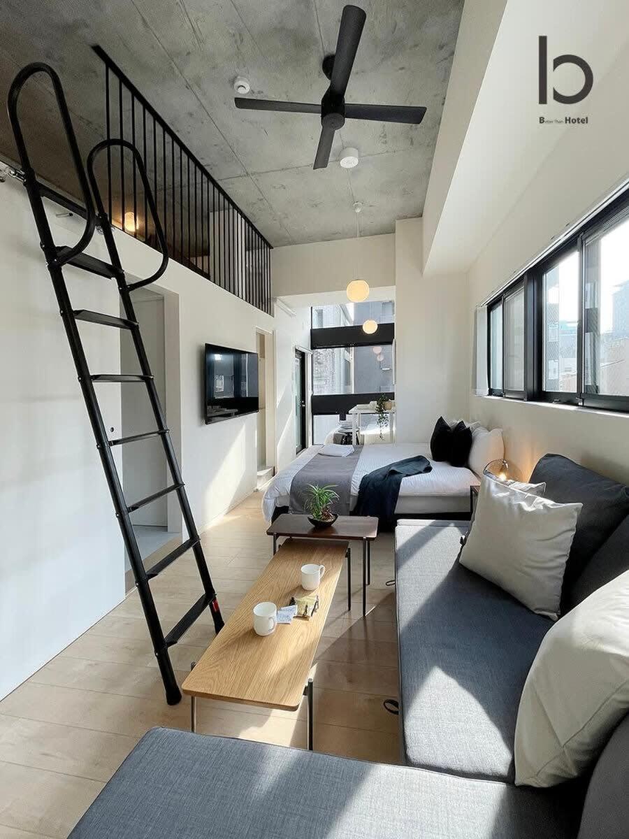 Bhotel Nekoyard - Bright Loft Studio 5 Min Walk To Peace Park & City Center 广岛 外观 照片